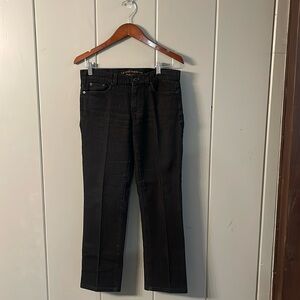 Lauren Ralph Lauren Jeans 4 Petite Black Denim Classic Stylish Straight Leg